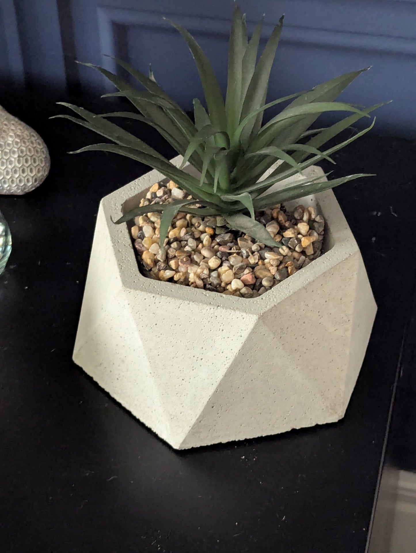 Handmade Concrete Flower Pot & Candle Holder - Industrial Home Decor - Concrete Artisan