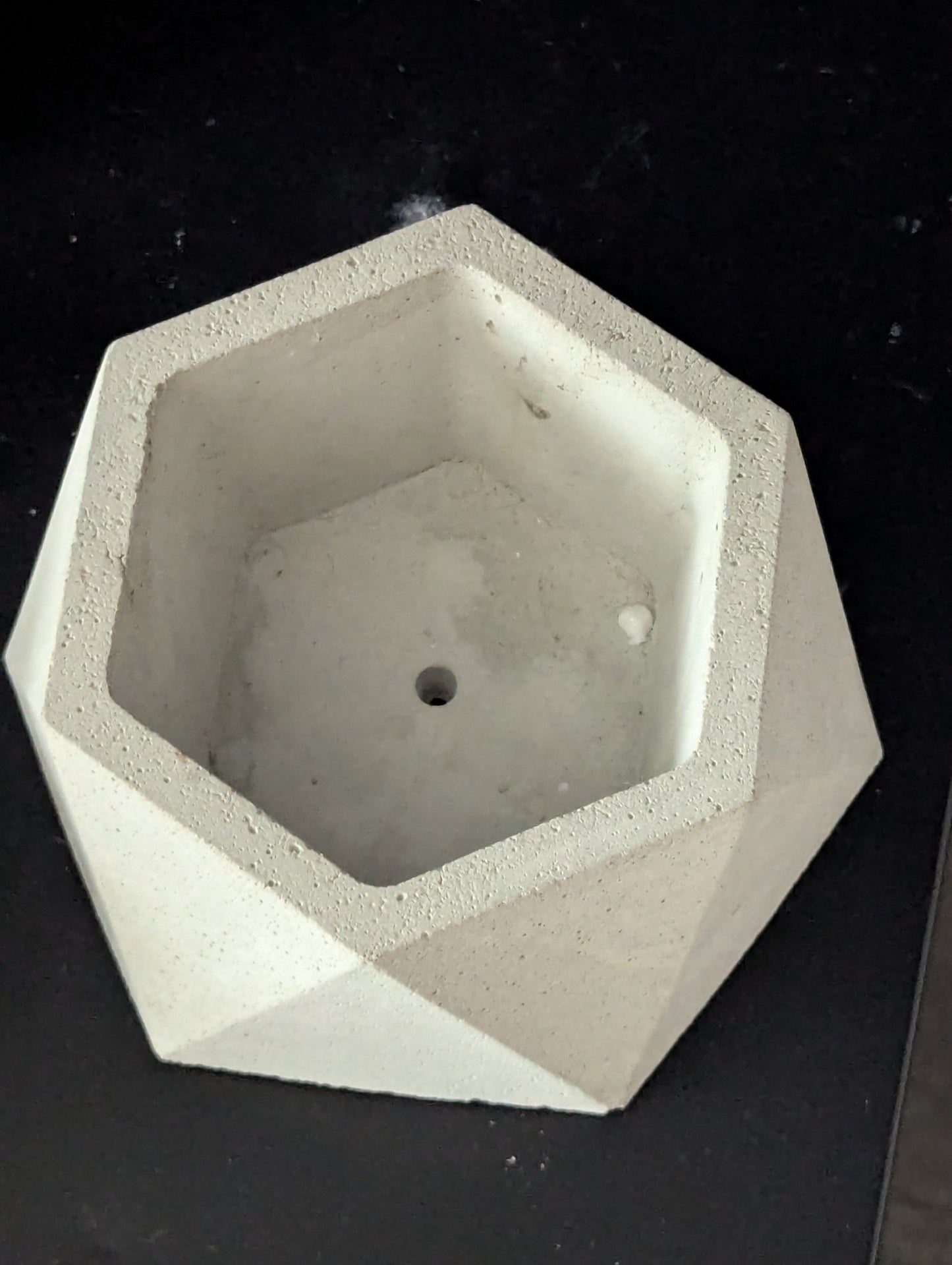 Handmade Concrete Flower Pot & Candle Holder - Industrial Home Decor - Concrete Artisan