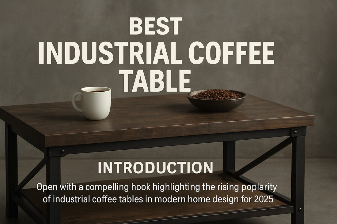 10 Best Industrial Coffee Table Designs for Modern Homes 2025 - Concrete Artisan