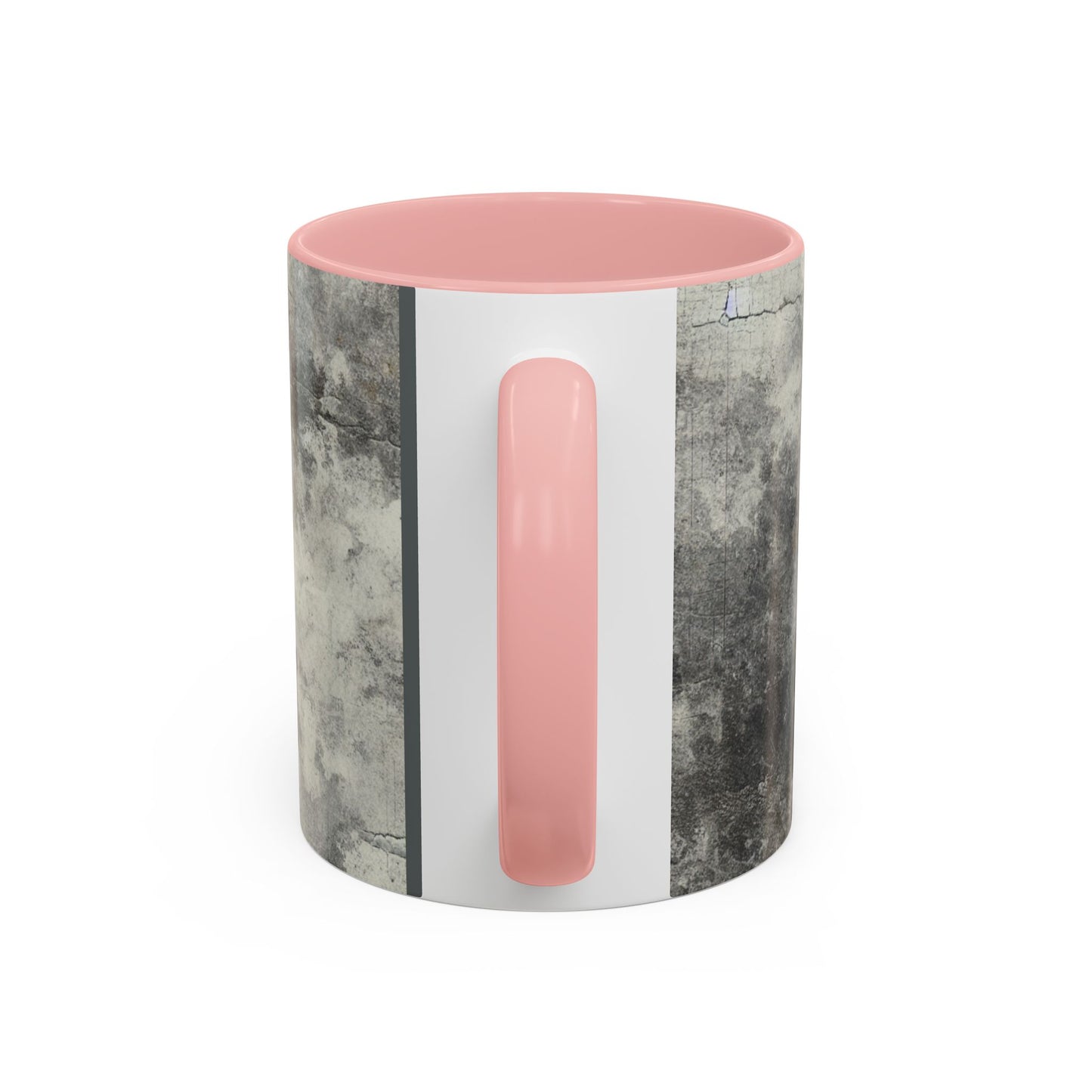 Concrete Accent Coffee Mug, Industrial Rustic Cup, 11oz 15oz Mug for Gift Idea