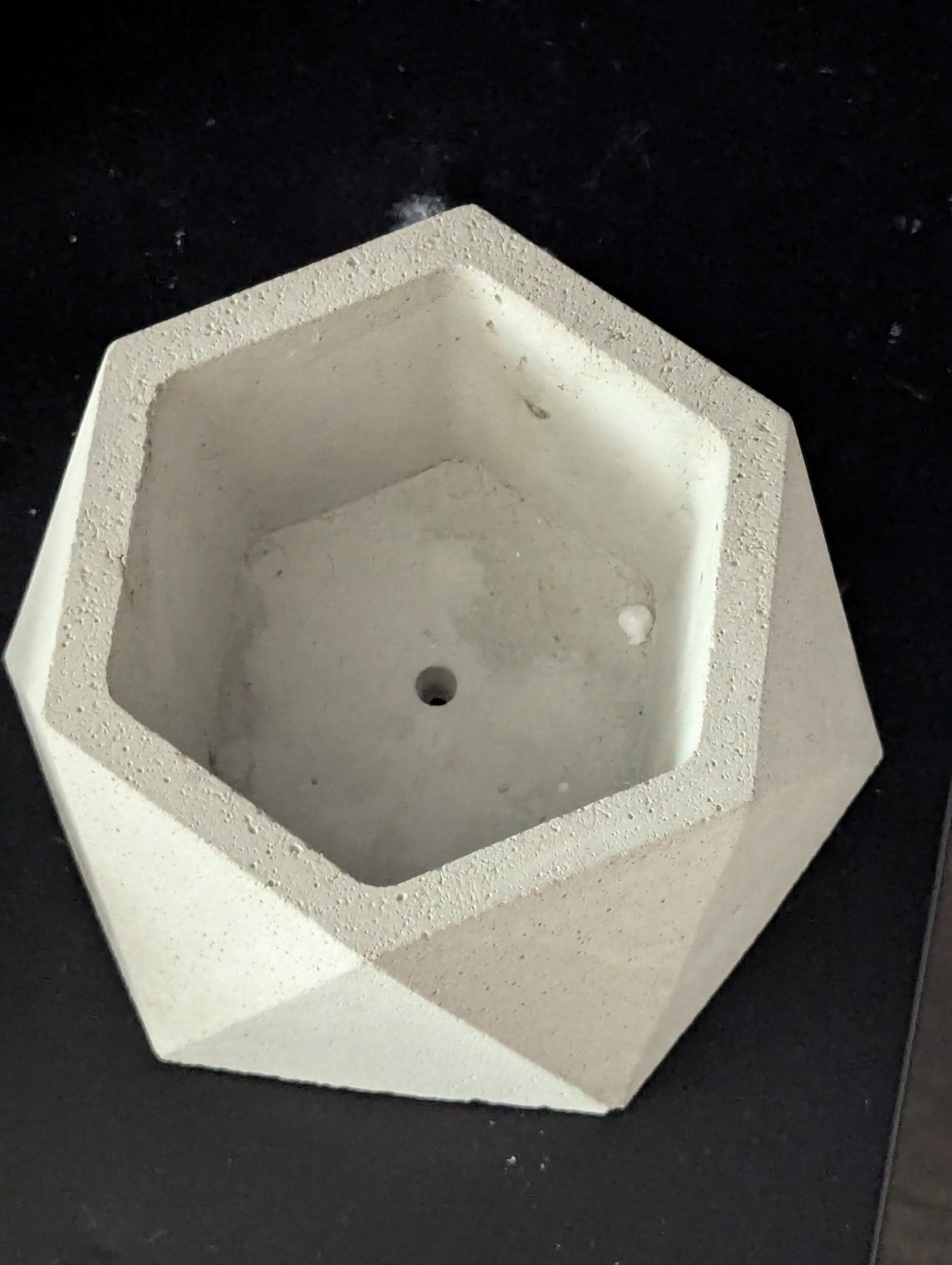 Handmade Concrete Flower Pot & Candle Holder - Industrial Home Decor - Concrete Artisan